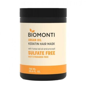 خرید و قیمت ماسک موی بدون سولفات بیومونتی حاوی روغن آرگان حجم 750 میل