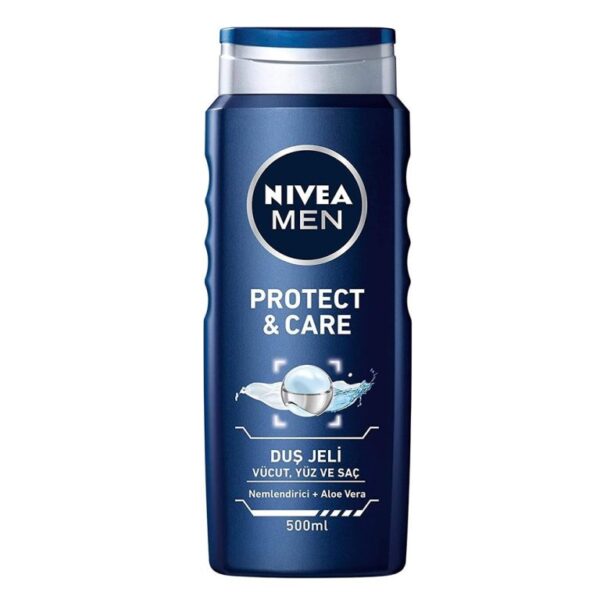خرید و قیمت شامپو سر و بدن نیوا مردانه مدل PROTECT AND CARE حجم 500 میل