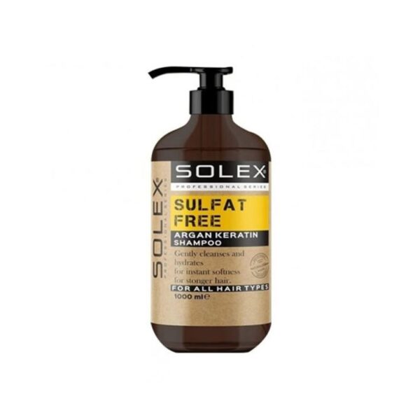 خرید و قیمت شامپو سولکس بدون سولفات حاوی روغن آرگان 1000 میل