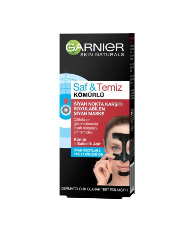 خرید و قیمت بلک ماسک صورت گارنیر حجم 50 میل