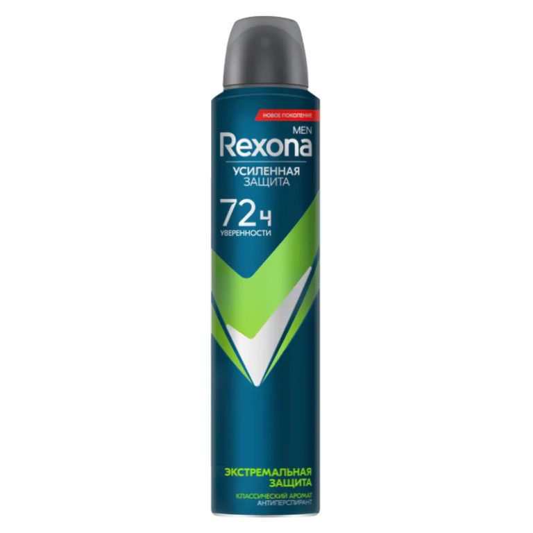 خرید و قیمت اسپری دئودرانت مردانه 72 ساعته رکسونا مدل eXTREME PROTECTION ساخت روسیه