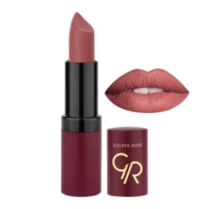 خرید و قیمت رژ لب جامد مات و مخملی گلدن رز Golden Rose مدل GR Velvet Matte Lipstick شماره 16