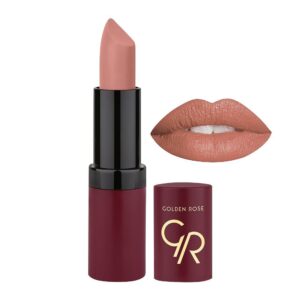 خرید و قیمت رژ لب جامد مات و مخملی گلدن رز Golden Rose مدل GR Velvet Matte Lipstick شماره 38