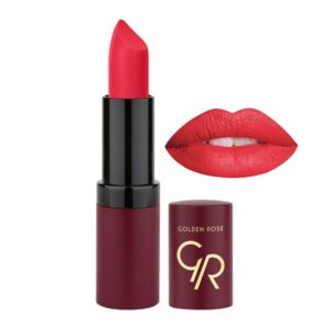 خرید و قیمت رژ لب مات و مخملی گلدن رز Golden Rose مدل GR Velvet Matte Lipstick شماره 6