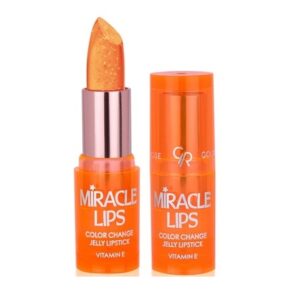 خرید و قیمت رژ لب حرارتی ژله ای گلدن رز Golden rose مدل Miracle Lips شماره 03 رنگ Natural Pink