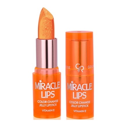 خرید و قیمت رژ لب حرارتی ژله ای گلدن رز Golden rose مدل Miracle Lips شماره 03 رنگ Natural Pink