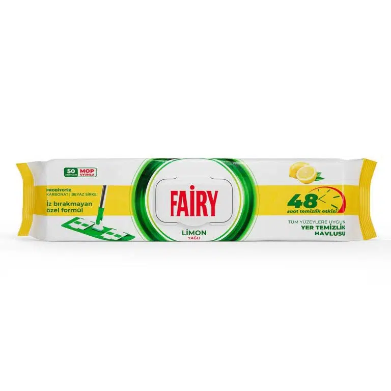 خرید و قیمت دستمال طی فیری رایحه لیمو 50 برگی