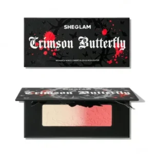 خرید و قیمت پالت رژ گونه و هایلایتر شیگلم Sheglam مدل Crimson Butterfly