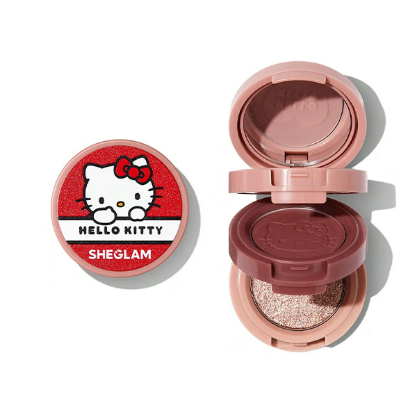 خرید و قیمت سایه 3 طبقه شیگلم Sheglam مدل Hello Kitty رنگ Sweetheart وزن 4.3 گرم