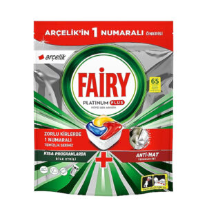 خرید و قیمت قرص ماشین ظرفشویی فیری Fairy مدل پلاتینیوم پلاس Platinum Plus بسته 65 عددی