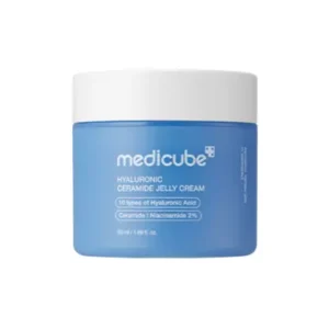خرید و قیمت ژل کرم آبرسان هیالورونیک اسید و سرامید مدی کیوب Medicube حجم 50 میل