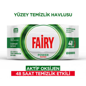 خرید و قیمت دستمال مرطوب چند منظوره سطوح فیری fairy رایحه صابون سفید بسته 100 عددی