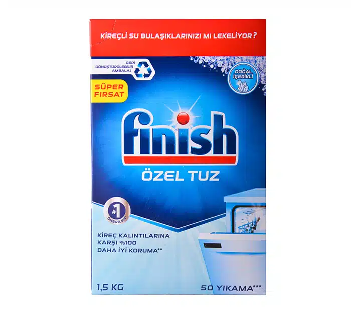 خرید و قیمت نمک ماشین ظرفشویی فینیش Finish وزن 1.5 کیلوگرم