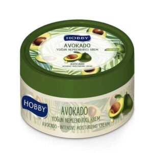 خرید و قیمت کرم مرطوب کننده دست و صورت و بدن هوبیHOBBYحاوی عصاره آووکادو حجم 250 میل