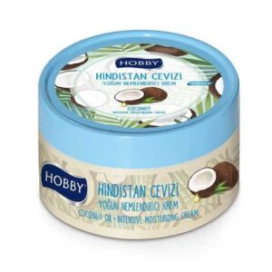 خرید و قیمت کرم مرطوب کننده دست و صورت هوبی HOBBY حاوی عصاره نارگیل حجم 250 میل