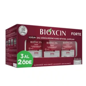 خرید و قیمت پک 3 عددی شامپو بیوکسین فورت BIOXCIN FORT حجم 300 میل
