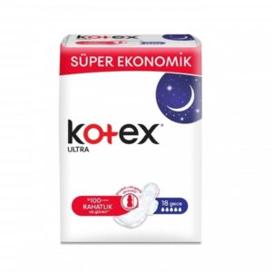 خرید و قیمت نوار بهداشتی کوتکس kotex ویژه شب مدل Ultra بسته 16 عددی