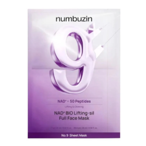 خرید و قیمت ماسک ورقه ای لیفت و درخشان کننده پوست نامبوزین Numbuzin مدل NAD+ + 50 Peptides تکی