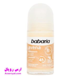 خرید و قیمت مام رولی ضد تعریق باباریا babaria مدل Avena رایحه جو حجم 50 میل