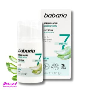 خرید و قیمت سرم صورت 7 کاره باباریا babaria حاوی آلوئه ورا حجم 50 میل