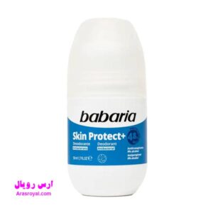 خرید و قیمت مام رولی ضد تعریق باباریا babaria مدل +Skin Protect حجم 50 میل