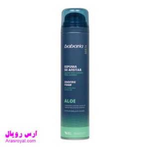 خرید و قیمت فوم اصلاح صورت باباریا babaria حاوی عصاره آلوئه ورا حجم 300 میل