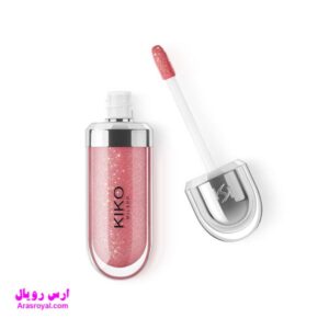 خرید و قیمت لیپ گلاس براق کیکو KIKO مدل 3D Hydra Gloss رنگ Pearly Mauve شماره 17