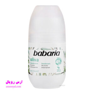 خرید و قیمت مام رولی ضد تعریق باباریا Babaria مدل Oliva حاوی عصاره زیتون حجم 50 میل
