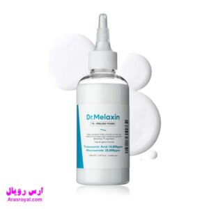 خرید و قیمت تونر صورت لایه بردار شیری ضد لک و روشن کننده ترانگزامیک اسید دکتر ملاکسین Dr.Melaxin مدل TX-Peeling Toner حجم 150 میل