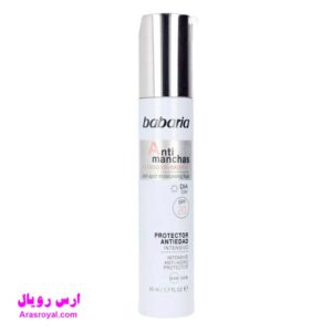 خرید و قیمت سرم ضد لک و ضد چروک باباریا babaria مدل anti-spot SPF20 حجم 50 میل