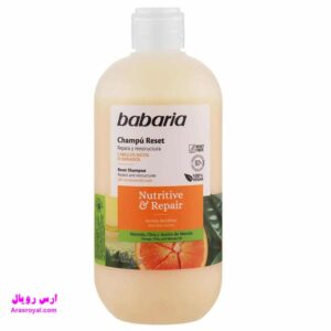 خرید و قیمت شامپو سر باباریا babaria مناسب مو های خشک و آسیب دیده حجم 500 میل