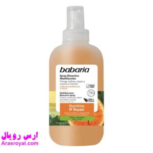 خرید و قیمت اسپری دو فاز مو باباریا babaria حاوی عصاره گریپ فروت مناسب موهای خشک حجم 150 میل
