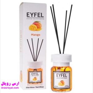 خرید و قیمت خوشبو کننده هوا ایفل EYFEL رایحه انبه Mango نی دار حجم 120 میل