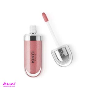 خرید و قیمت لیپ گلاس براق KIKO مدل 3D Hydra Gloss رنگ Pearly Warm Mauve شماره 35