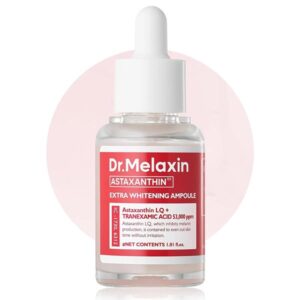 خرید و قیمت آمپول روشن کننده و ضد لک حاوی آستاگزانتین دکتر ملاکسین Dr.Melaxin مدل Brightening Ampoul حجم 30 میل