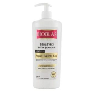 خرید و قیمت شامپو تقویت کننده بیوبلاس BIOBLAS حاوی روغن آرگان و بادام حجم 900 میل