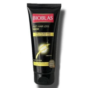 خرید و قیمت ماسک موی ضد ریزش بیوبلاس BIOBLAS مناسب مو های رنگ شده حجم 200 میل