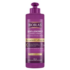 خرید و قیمت کرم مو بعد حمام بیوبلاس BIOBLAS مخصوص مو های فر حجم 250 میل