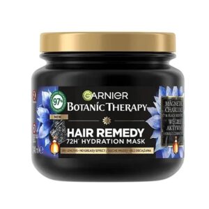 خرید و قیمت ماسک مو آبرسان گارنیر Garnier مدل Botanic Therapy بوتانیک حاوی روغن سیاه دانه و زغال فعال حجم 340 میل