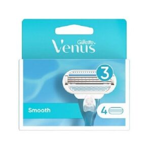 خرید و قیمت یدک ژیلت زنانه ونوس Venus Smooth بسته 4 عددی