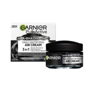خرید و قیمت ژل کرم آبرسان 3 کاره زغالی گارنیر Garnier مناسب پوست چرب و جوش دار حجم 50 میل