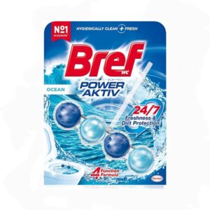 خرید و قیمت قرص توالت فرنگی برف Bref رایحه اقیانوس بسته 4 عددی