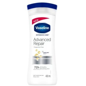 خرید و قیمت لوسیون بدن وازلین Vaseline مدل Advanced Repair ترمیم کننده رنگ سفید حجم 400 میل