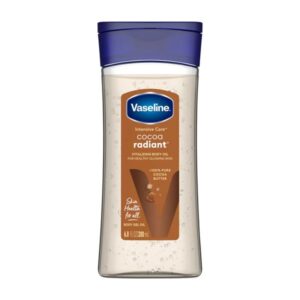خرید و قیمت روغن بدن ژله ای وازلین Vaseline مدل Cocoa Radiant کره کاکائو حجم 200 میل