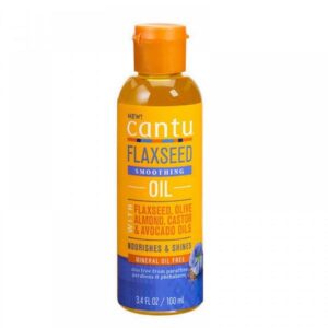 خرید و قیمت روغن مو موهای فر کنتو cantu مدل Flaxseed Smoothing Oil حجم 100 میل