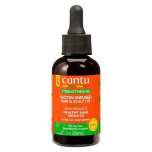 خرید و قیمت روغن مو ضد ریزش و تقویت کننده کنتو Cantu مدل Biotin Infused Hair And Scalp Oil حجم 59 میل