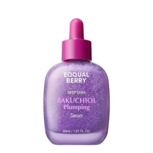 خرید و قیمت سرم ضد چروک و جوانساز باکوچیول پلامپینگ اکوال بری EQQUALBERRY مدل Bakuchiol Plumping Serum حجم 30 میل