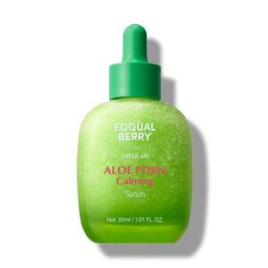 خرید و قیمت سرم صورت ترمیم کننده، تسکین دهنده و ضد قرمزی اکوال بریEQQUAL BERRY مدل Aloe PDRN Calming حجم 30 میل