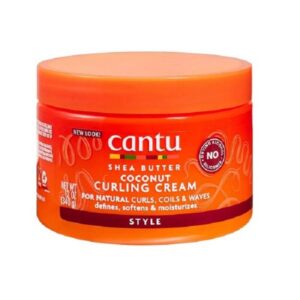 خرید و قیمت کرم مو بعد حمام کنتو Cantu شی باتر و نارگیل مدل Curling Cream وزن 340 میل