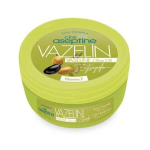 خرید و قیمت وازلین دست و بدن آسپتین Aseptine روغن زیتون سیاه حجم 150 میل
